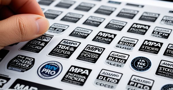 Professionelle aufkleber von mpa pro für ihre bedürfnisse